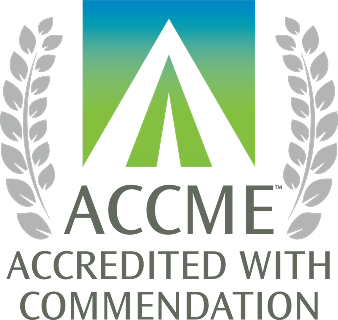 ACCME Accredited with Commendation logo