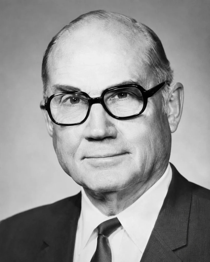 Portrait of Frederick C. Rehfeldt, CNS President in 1957, Washington, DC.